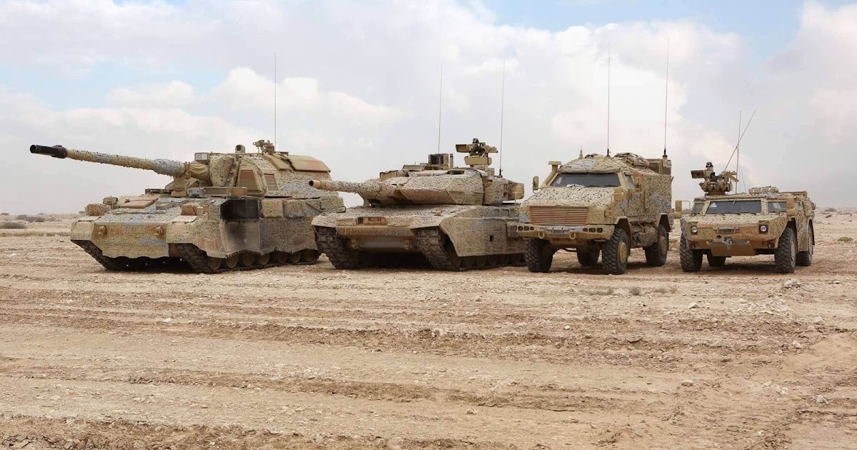 SNAFU! Qatar Emiri Land Force KMW Leopard 2A7+ MBT, PzH 2000 selfpropelled howitzer, Fennek