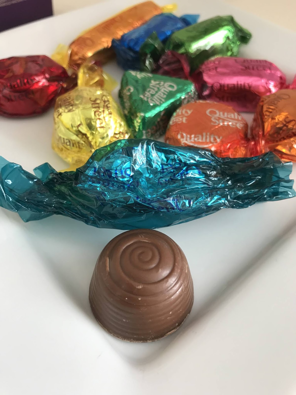 Quality Street Chocolate Caramel Brownie replacing Toffee Deluxe!