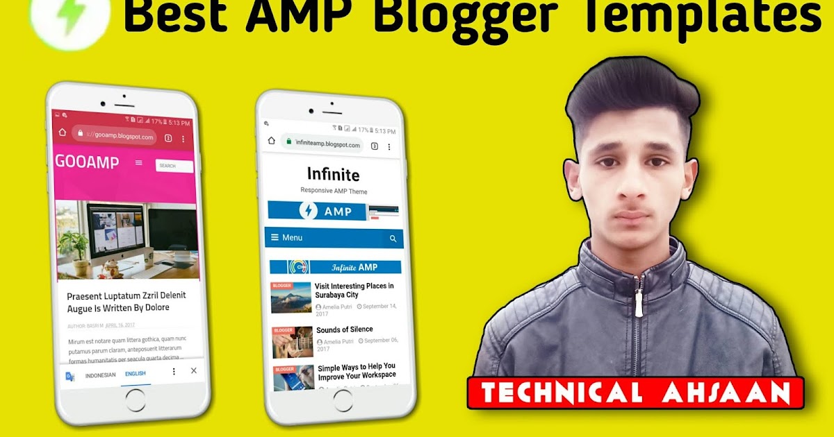 Best AMP Templates for Blogger Blog 2019