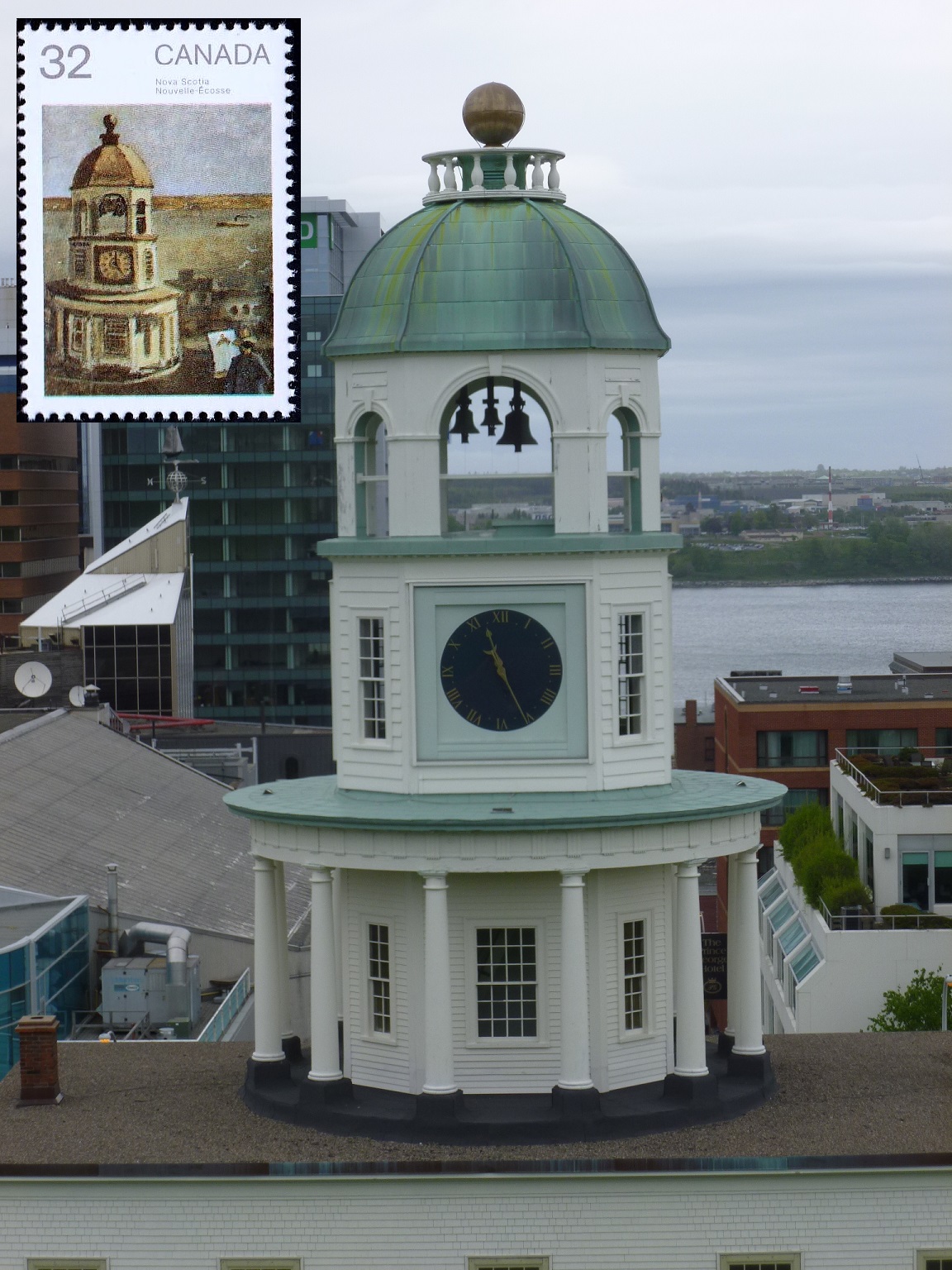 Photoops Philatelic Photograph Town Clock Halifax, NS, Canada