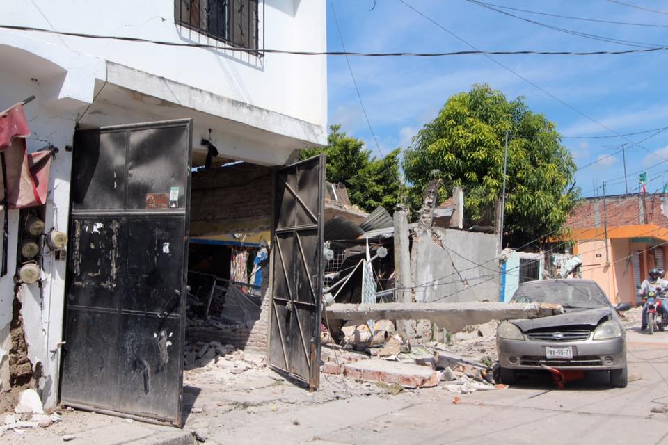 Conoce México Daños en Jojutla Morelos por el terremoto del martes 19 de Septiembre en México