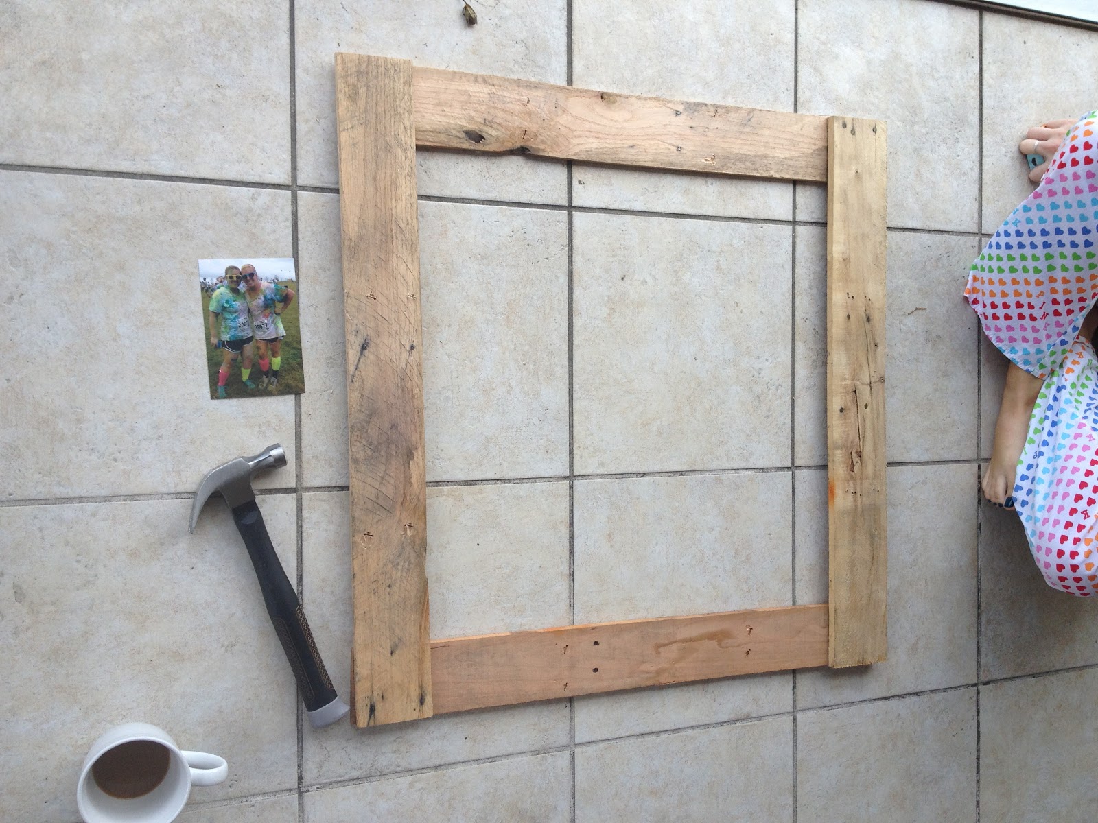 Repurposed Pallet Picture Frame