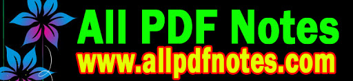 ALL PDF NOTES : India's No. 01 Free All Exam PDF Notes Providing Website