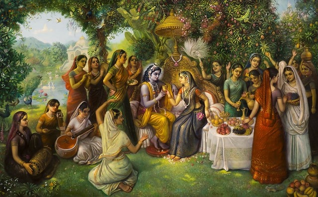 image of radha krishna