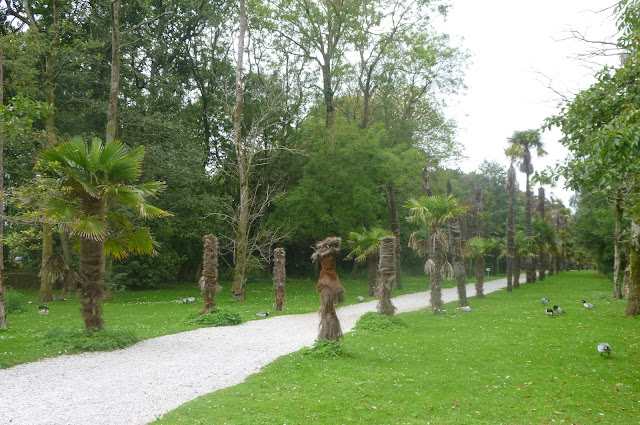 Wege und Umgebung im Fota Wildlife Park in Cork / Irland 