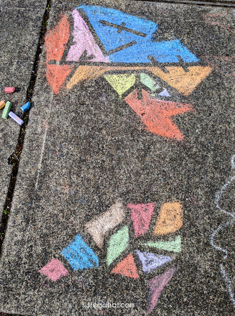 diy sidewalk chalk design