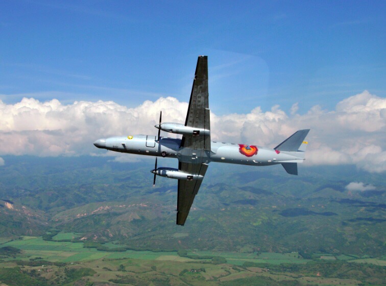 El SR-26 Merlín de la Fuerza Aérea Colombiana (FAC5741).
