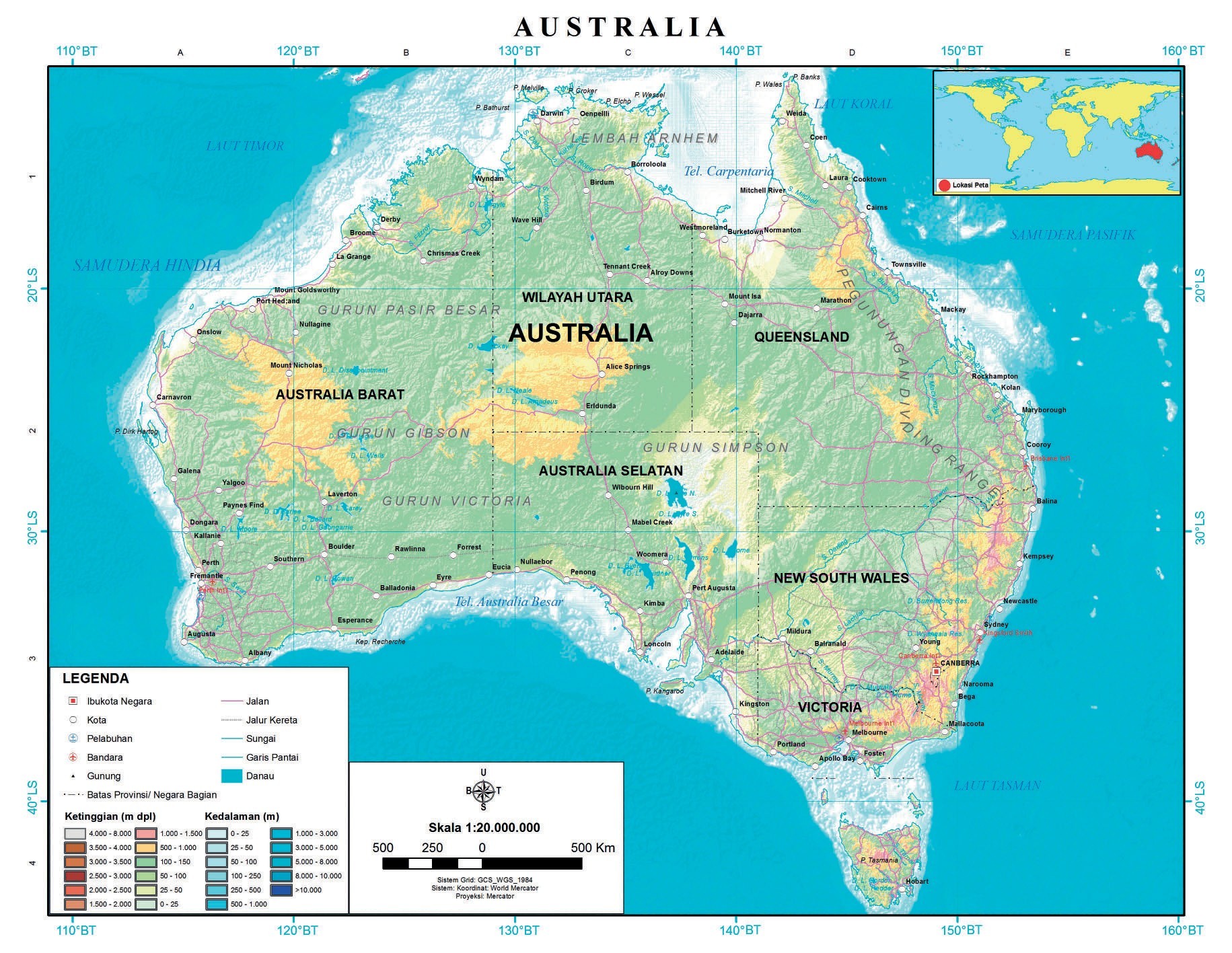 Lokasi berikut berada di australia dan berada pada zona iklim sedang. lokasi tersebut adalah