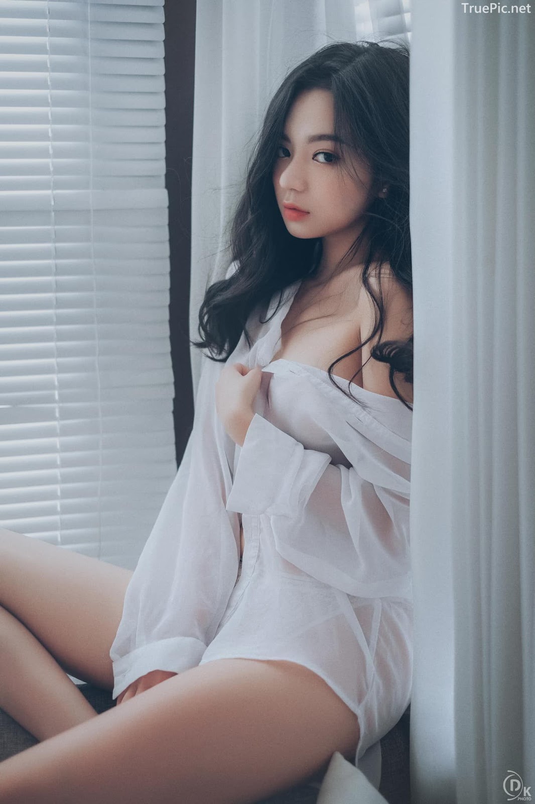 Vietnamese Sexy Model - Vu Ngoc Kim Chi - Beautiful in white - TruePic.net- Picture 17