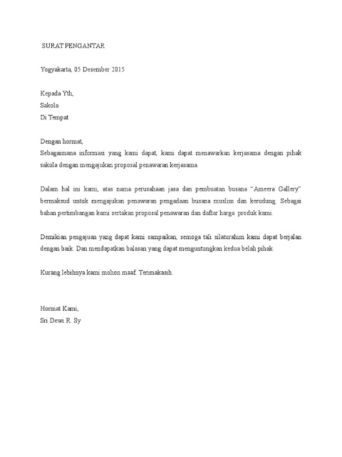 Contoh Surat Permohonan Kerjasama (via: scribd.com) Contoh Surat Permohonan Kerjasama (via: scribd.com)
