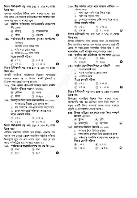 SSC ICT Model Question