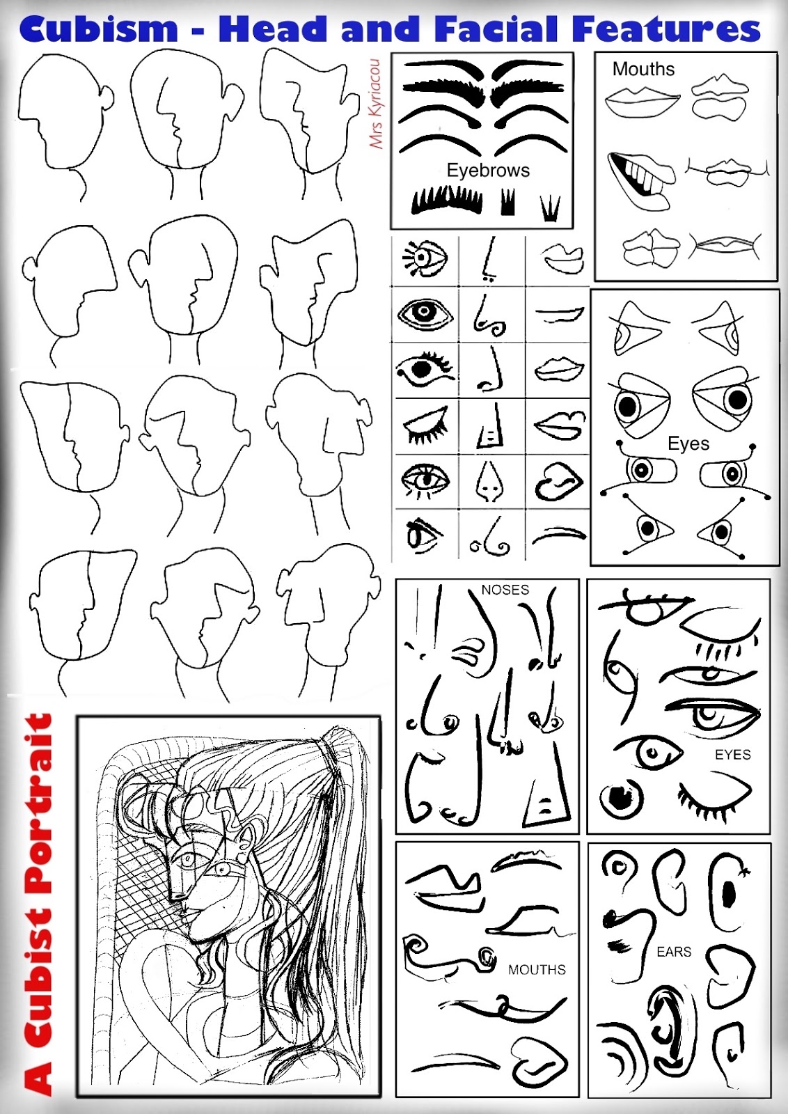 NEW CUBISM - FOR YOUNG STUDENTS - Kindy to Year 4