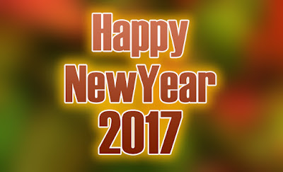Happy new year 2017 card