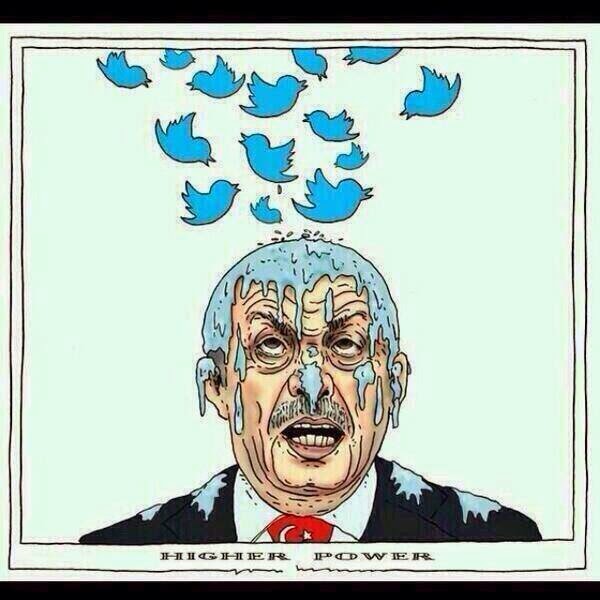 Τα «πουλιά» του twitter κουτσουλάνε το κεφάλι του Ερντογάν