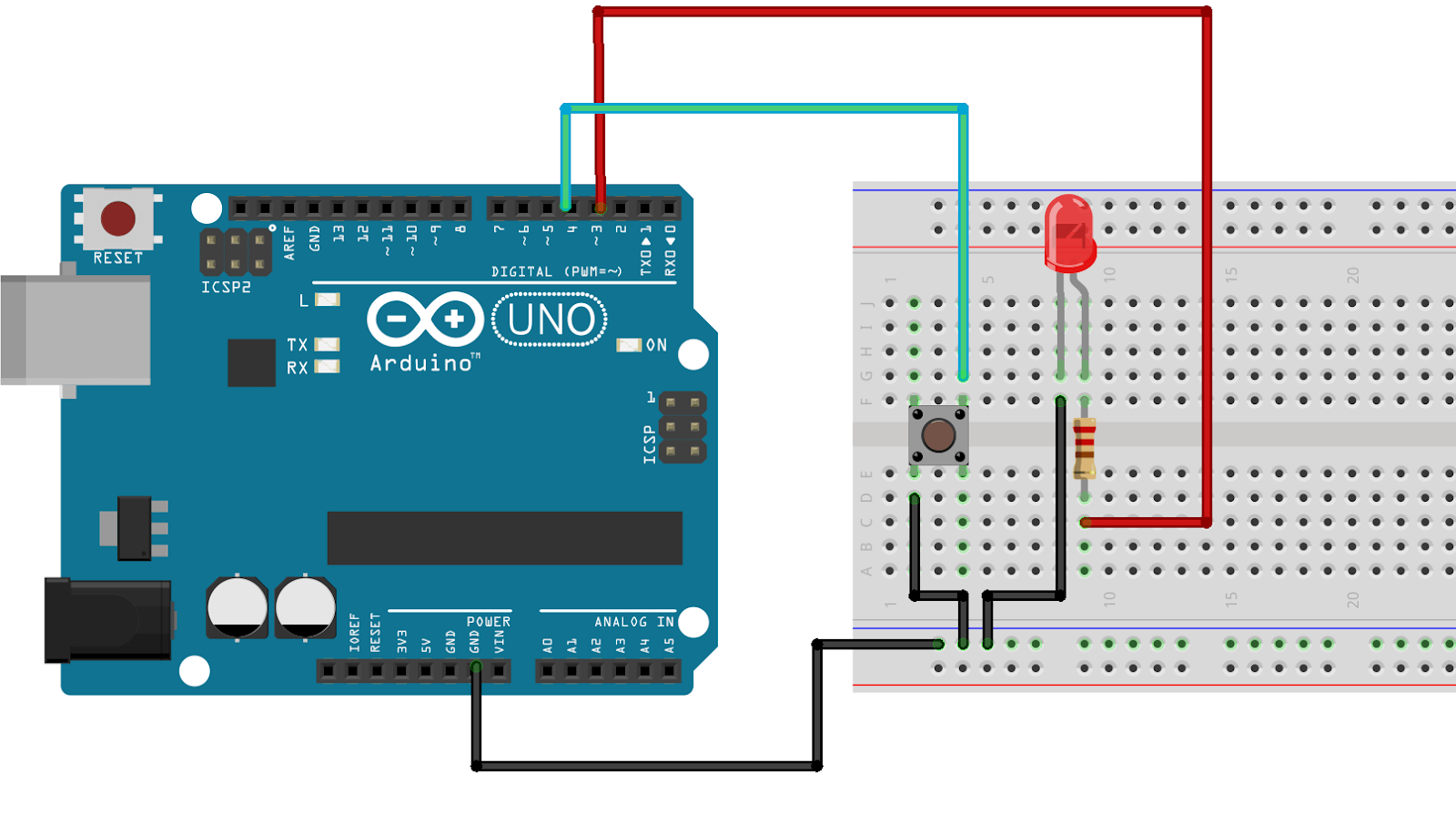 Project Dasar Arduino Control Led Dengan Push Button My Xxx Hot Girl