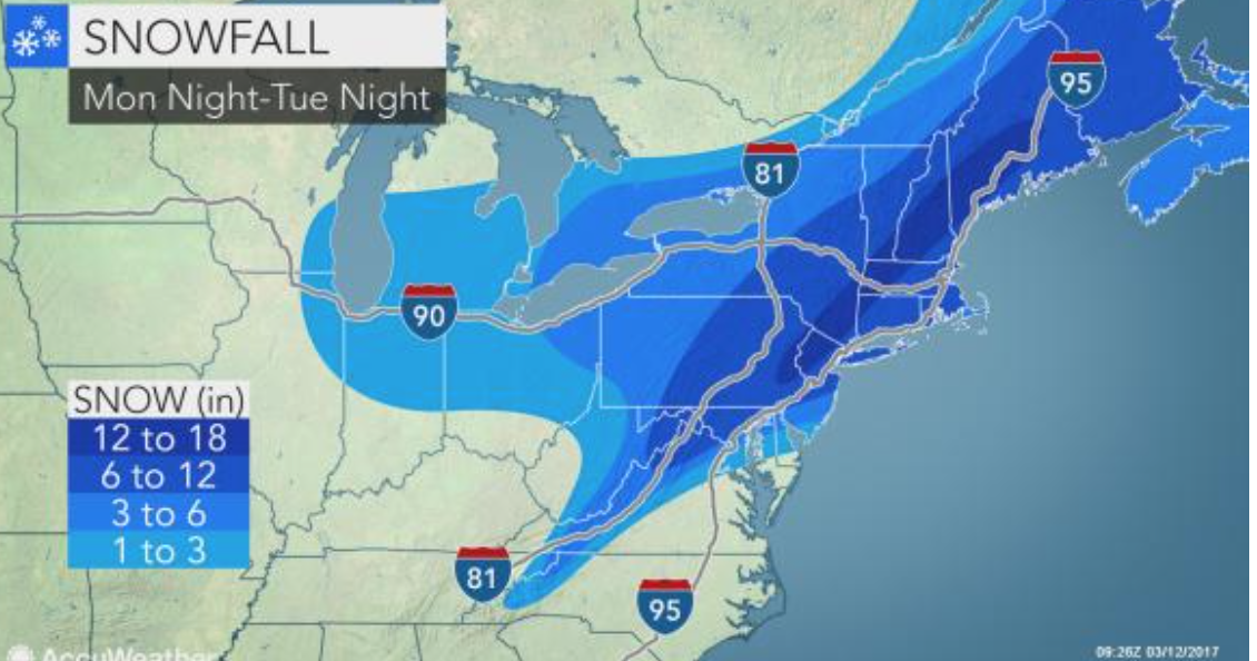 MSE Creative Consulting Blog Latest Snow Forecast From AccuWeather