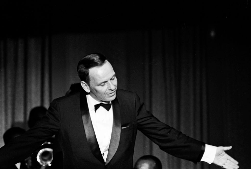 Mesmerizing Photos of Frank Sinatra Performing on Stage Vintage Everyday
