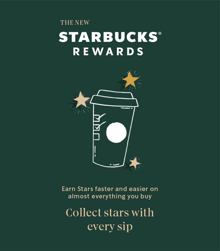 Lemon GreenTea Join the new Starbucks Rewards program Say hello to