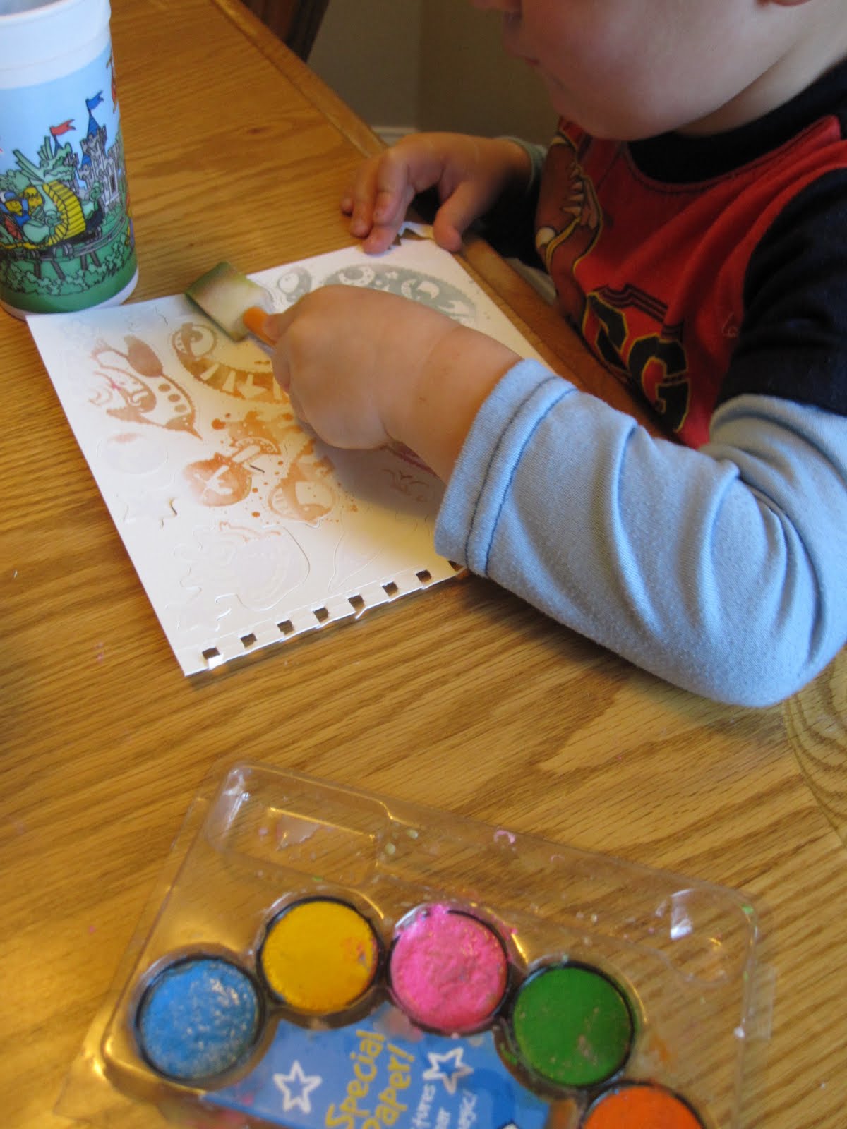 Toddler Approved! Magic Painting
