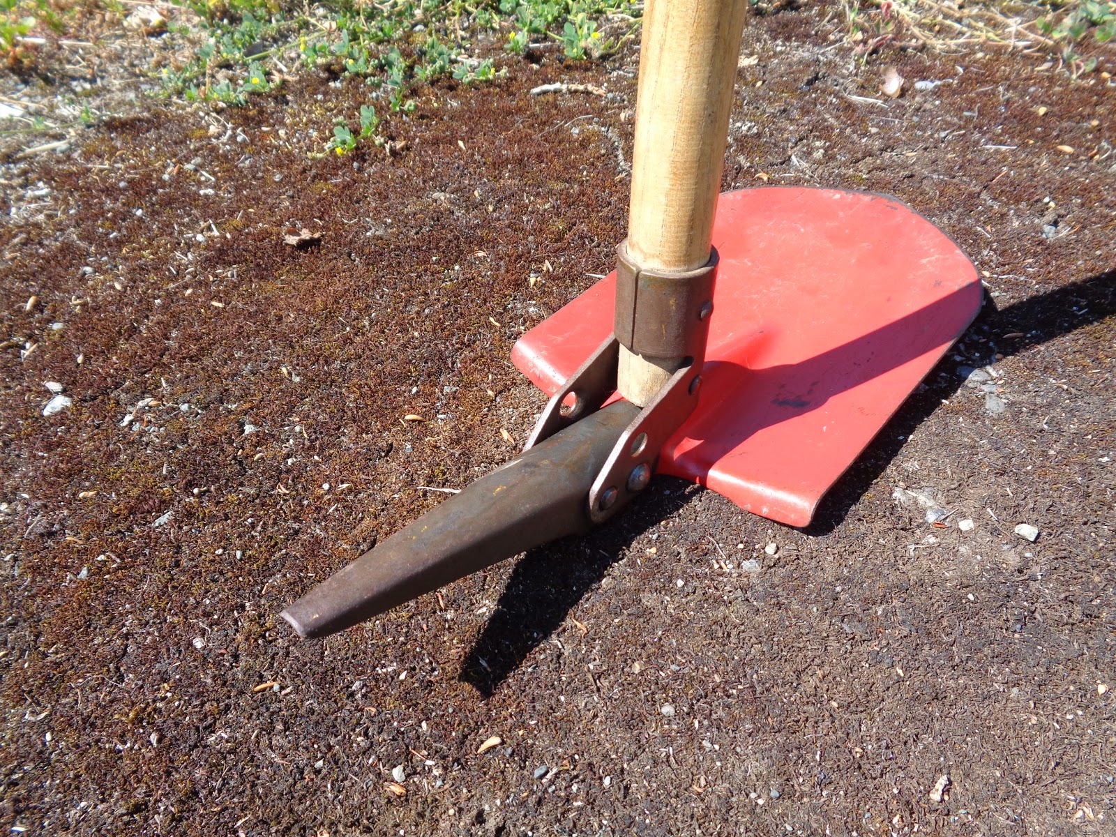 Four Bees Boy Scout Shovel, Combination Tool, Pick Hoe Shovel