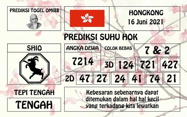 Forum Kode Syair Hongkong 16 Juni 2021 Syair Togel