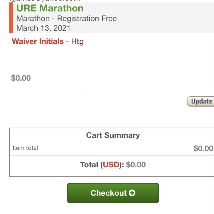 Training, Travels and Thoughts of a Running Sensei 2021 URE Marathon