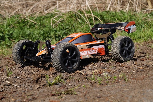 RC auto. Van afstand bestuurbare auto RC auto. Van afstand bestuurbare auto