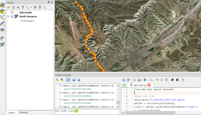 GPS track animation in QGIS