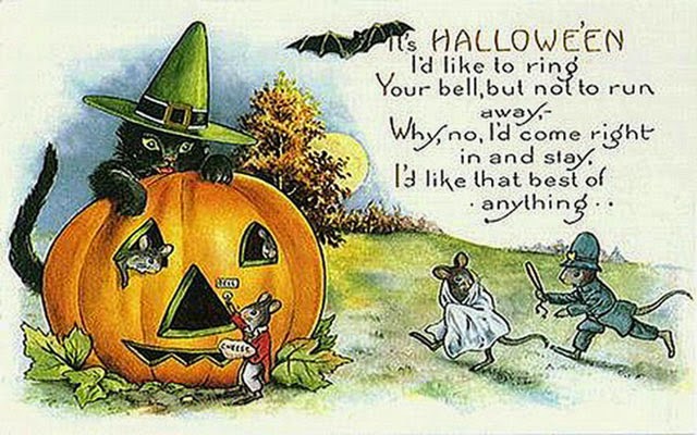 A Collection of 25 Strange and Creepy Vintage Halloween Postcards