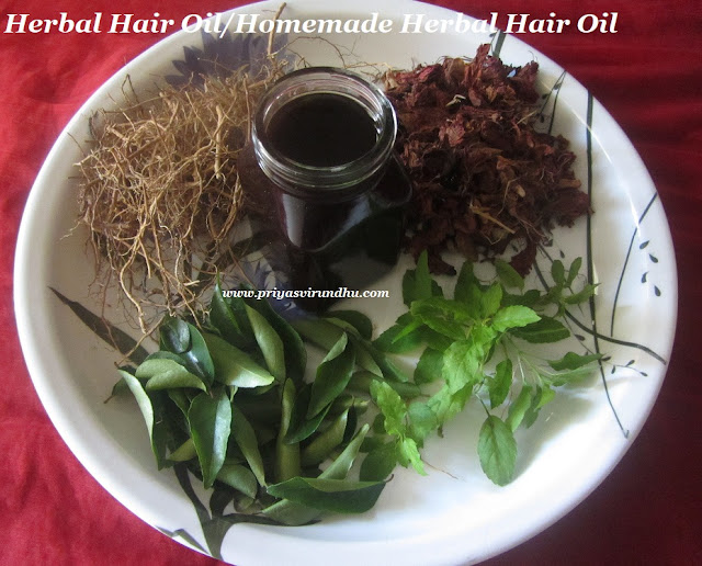 Priya's Virundhu Herbal Hair Oil/Ayurvedic Herbal Hair Oil/Home Made