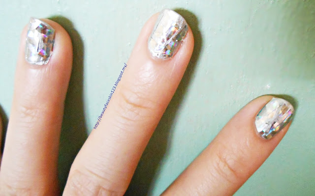 EASY SHATTERED GLASS NAIL ART EASY SHATTERED GLASS NAIL ART