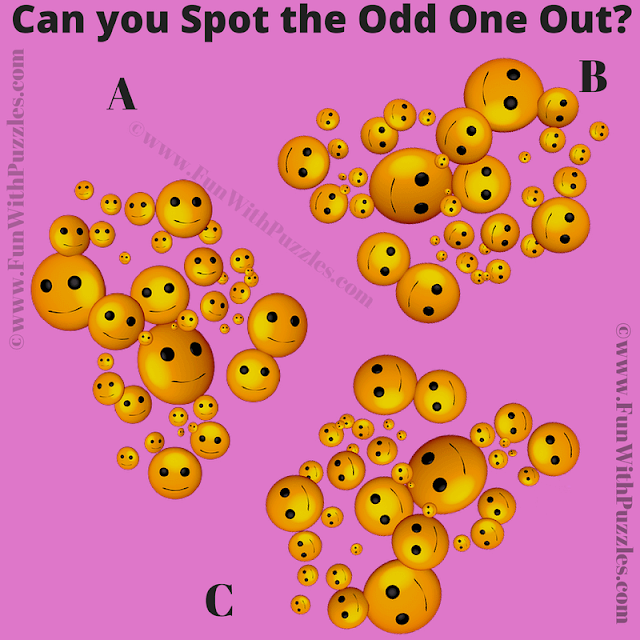 Odd One Out: Observation Visual Brain Teaser