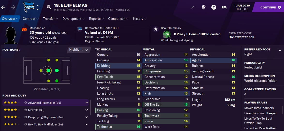 FM21 Eljif Elmas 2030 FM21 Eljif Elmas 2030