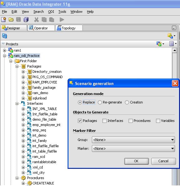 ODI PROJECT ~ Oracle Data Integrator