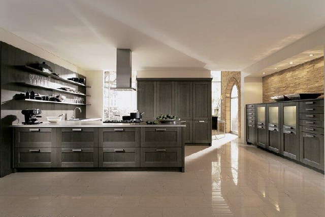 Modern Kitchen Cabinet paint color