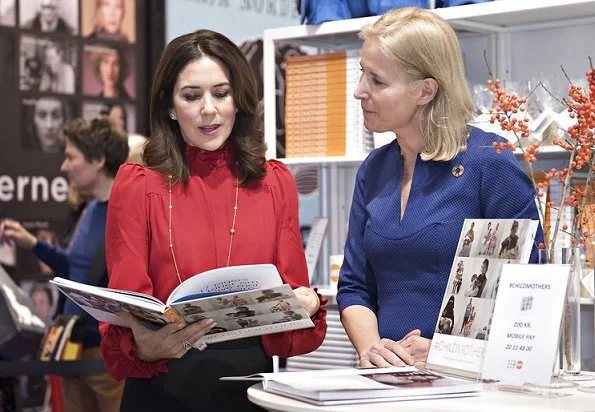 Crown Princess Mary of Denmark attended presentation of the book #Childmothers of UNFPA at Book Fair