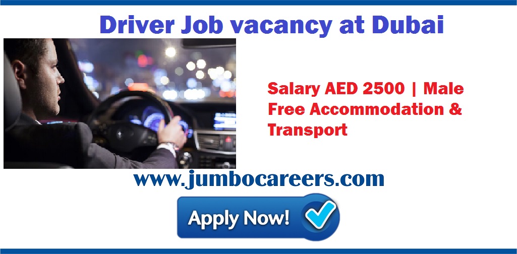 Latest Driver Jobs in Dubai with Free and Transport