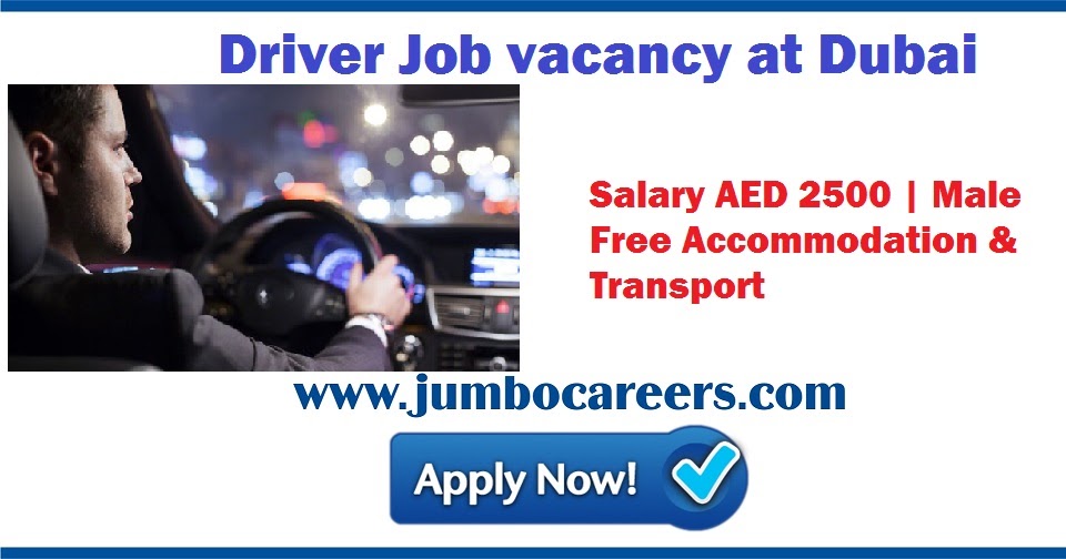 Latest Driver Jobs in Dubai with Free and Transport