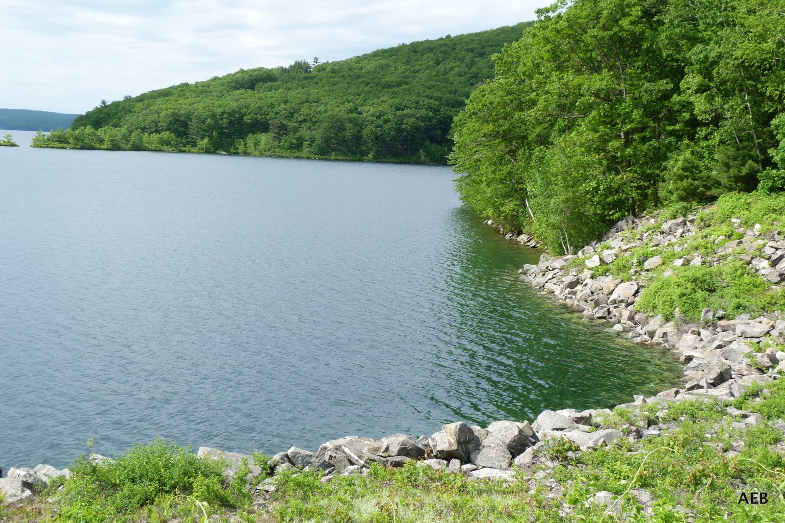 Where ever I go... Windsor Dam and Quabbin Reservoir