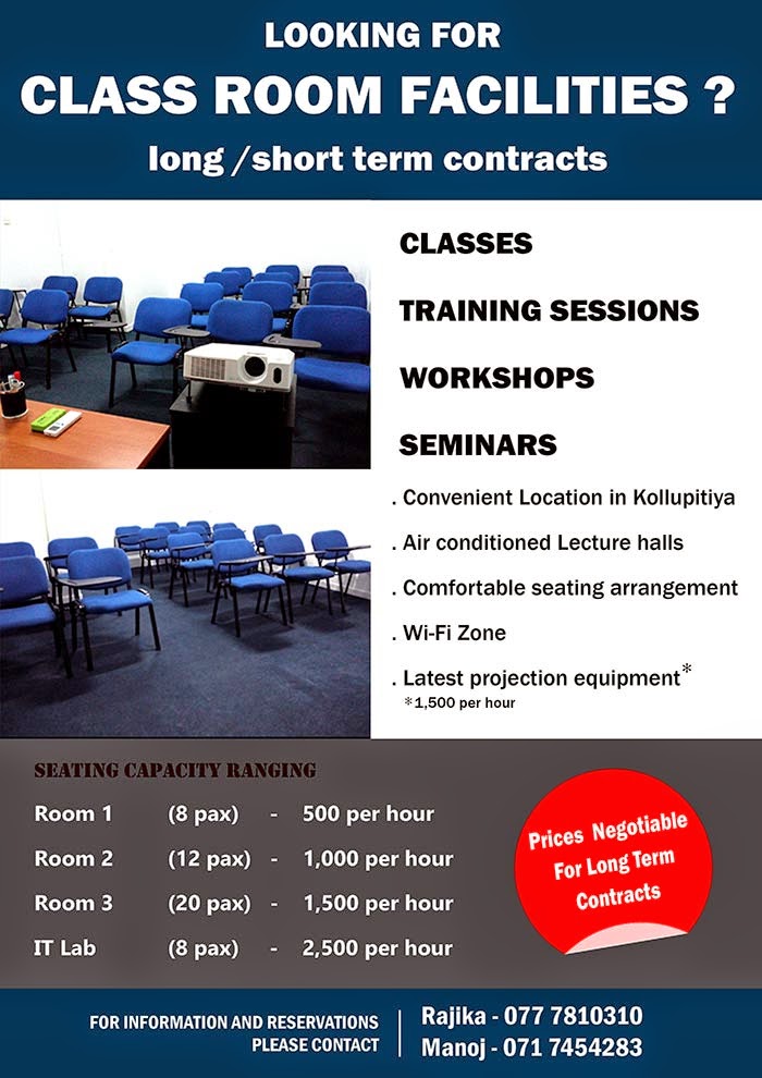 Looking for Class Room Facilities? 