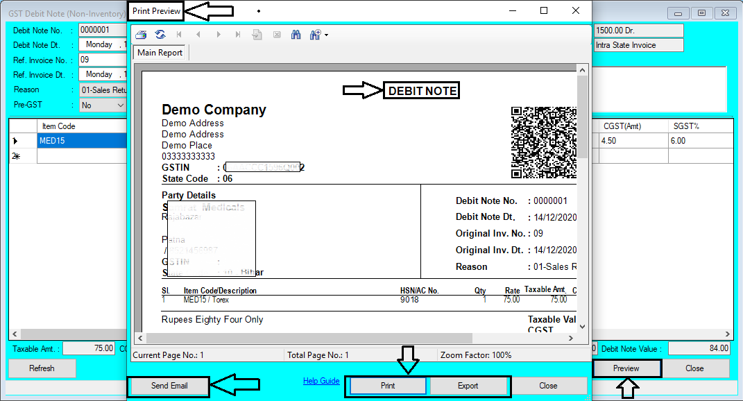 GST Debit Note Help Guide