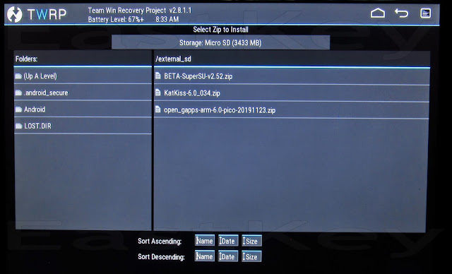 Файл прошивки планшета