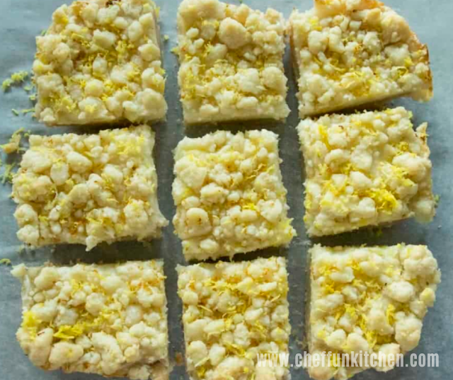 Lemon Sugar Cookie Bars