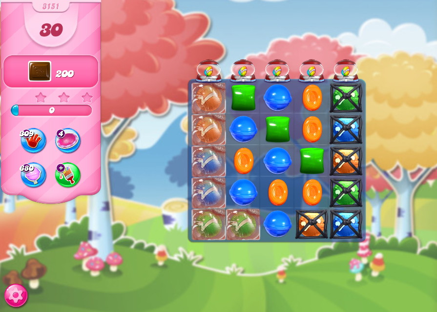 Candy Crush Saga level 3151 Candy Crush Saga level 3151