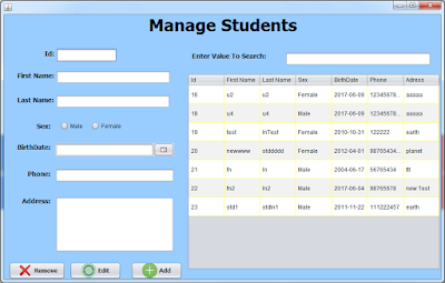 manage student information