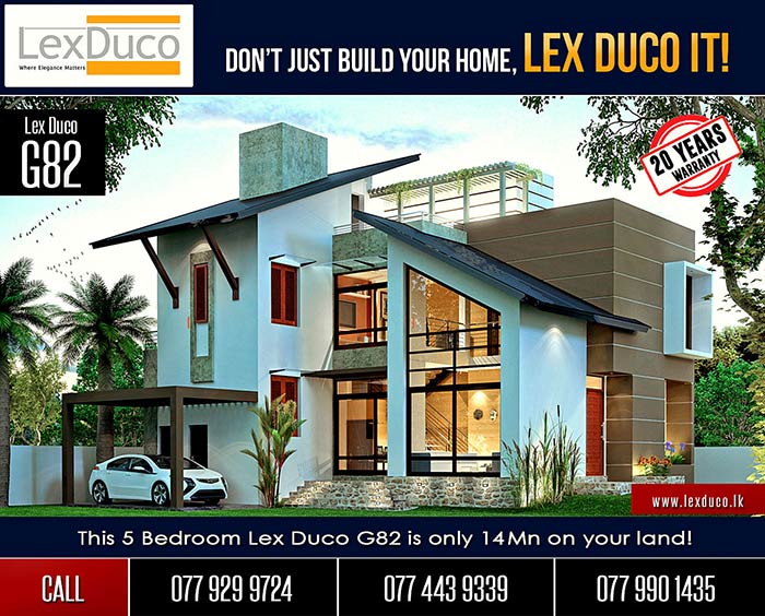 Lex Duco (Pvt) Ltd is a group of professionals that includes Chartered Architects, Chartered Structural Engineers, Quantity Surveyors, Value Engineers, Construction Professionals and Project Managers. These professionals are gathered under one roof to design an elegant home for your requirements and to build your home within your budget while maintaining the highest quality standards.