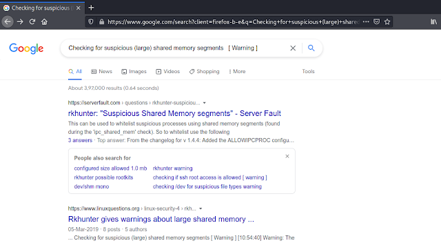 rkhunter warning remove rkhunter warning remove