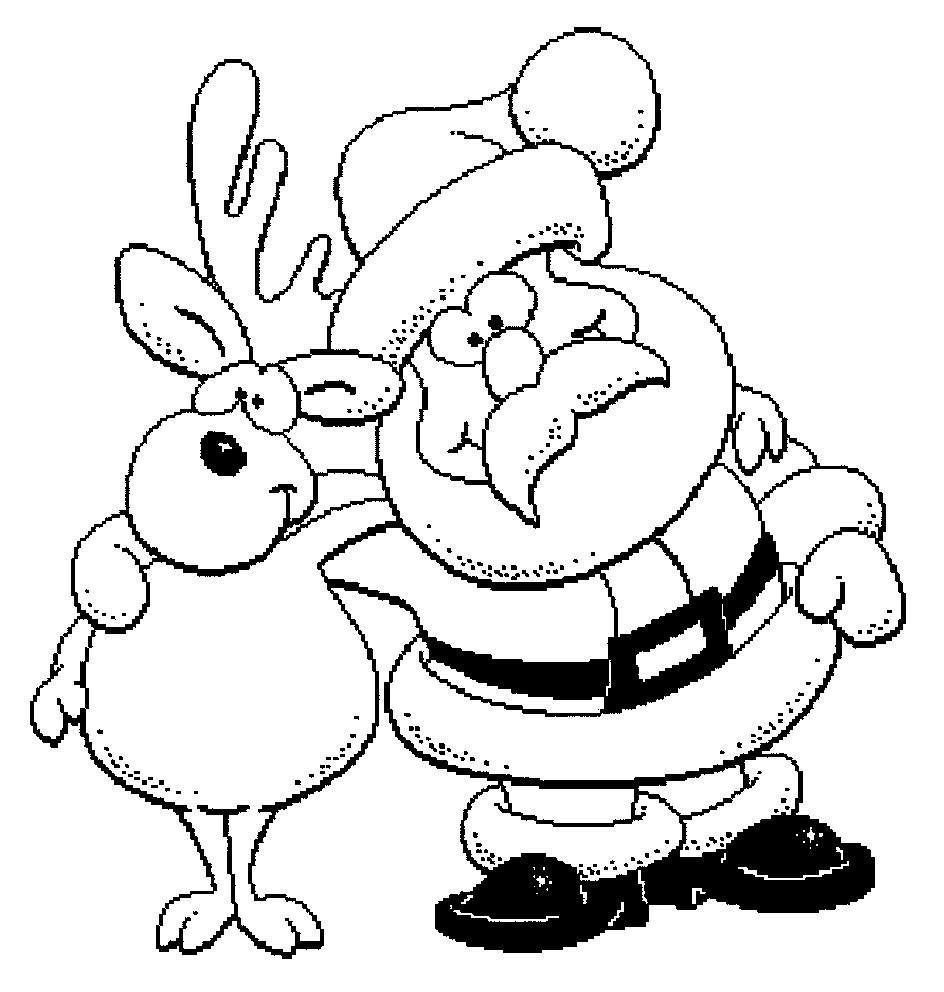 papa noel coloring pages - photo #24