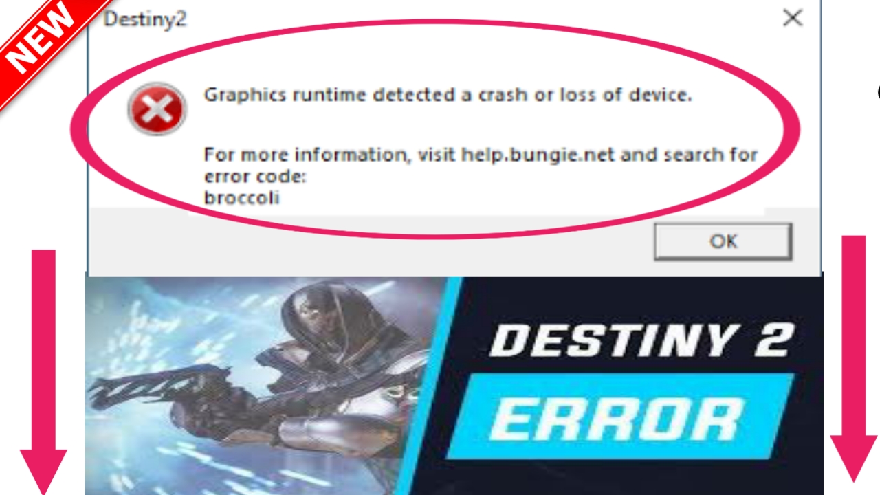 {100 fixed} destiny 2 broccoli errordestiny 2 graphics runtime error