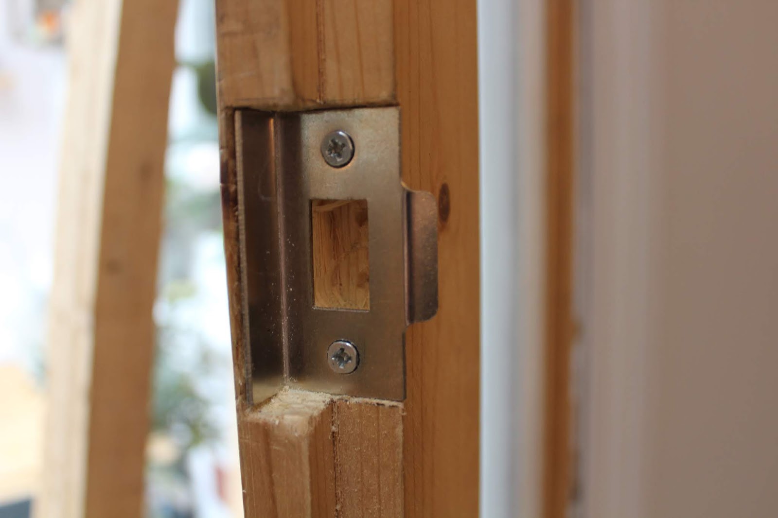 How to Fit a Rebated Door Latch on an Internal French Door Kezzabeth